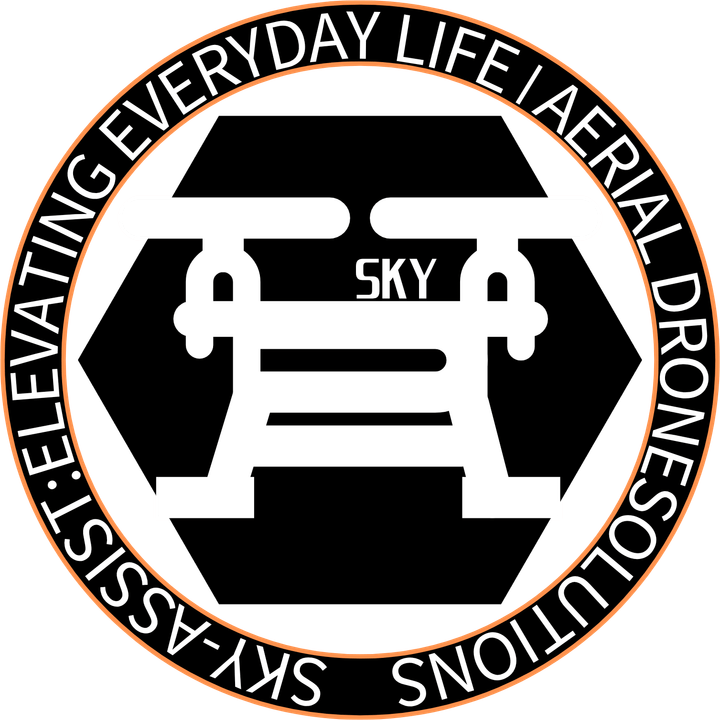 SKY-ASSIST ELEVATING EVERYDAY LIFE AERIAL DRONE SOLUTIONS と記された TATARA SKY のロゴ